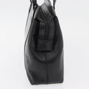 Salvatore Ferragamo Tote Bag Leather Black Silver Auth BA13088-4