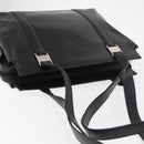 Salvatore Ferragamo Tote Bag Leather Black Silver Auth BA13088-6