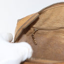 GUCCI Micro GG Supreme Handtasche PVC Beige Gold 67 02 4422 Auth BA13089-22