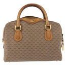 GUCCI Micro GG Supreme Handtasche PVC Beige Gold 67 02 4422 Auth BA13089-13