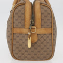 GUCCI Micro GG Supreme Handtasche PVC Beige Gold 67 02 4422 Auth BA13089-3