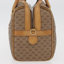 GUCCI Micro GG Supreme Handtasche PVC Beige Gold 67 02 4422 Auth BA13089-4
