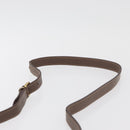GUCCI GG Supreme Web Sherry Line Shoulder Bag PVC Beige Gold Auth BA13090-8