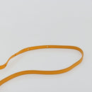CELINE Trio Shoulder Bag Leather Yellow Gold Auth BA13091-8