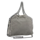 Stella MacCartney Chain Falabella Bag polyester 2way Gray 495151 Auth BA13093-1