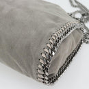 Stella MacCartney Chain Falabella Bag polyester 2way Gray 495151 Auth BA13093-17