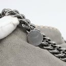 Stella MacCartney Chain Falabella Bag polyester 2way Gray 495151 Auth BA13093-19