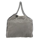 Stella MacCartney Chain Falabella Bag polyester 2way Gray 495151 Auth BA13093-13