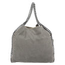 Stella MacCartney Chain Falabella Bag polyester 2way Gray 495151 Auth BA13093-2