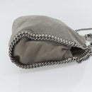 Stella MacCartney Chain Falabella Bag polyester 2way Gray 495151 Auth BA13093-4
