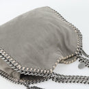 Stella MacCartney Chain Falabella Bag polyester 2way Gray 495151 Auth BA13093-6