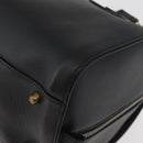 Chloe Aurora Paddington Hand Bag Leather 2way Black Gold Auth BA13096V-13