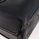 Chloe Aurora Paddington Hand Bag Leather 2way Black Gold Auth BA13096V-14