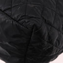 CHANEL Cococoon Tote Bag Nylon Black Silver CC Auth BA13097-12