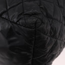 CHANEL Cococoon Tote Bag Nylon Black Silver CC Auth BA13097-14