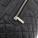 CHANEL Cococoon Tote Bag Nylon Black Silver CC Auth BA13097-15