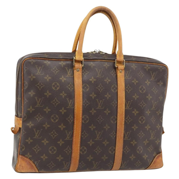 LOUIS VUITTON Monogram Porte Documents Voyage Business Bag M53361 Auth BA13100