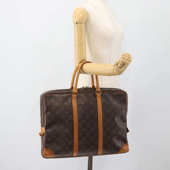 LOUIS VUITTON Monogram Porte Documents Voyage Business Bag M53361 Auth BA13100