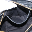 Chloe Etel Handtas Leer 2way Zwart Goud Auth BA13103-23