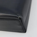 Salvatore Ferragamo Gancini Umhängetasche Leder Navy Gold Auth BA13105-9