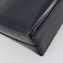 Salvatore Ferragamo Gancini Umhängetasche Leder Navy Gold Auth BA13105-16