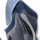 Salvatore Ferragamo Gancini Umhängetasche Leder Navy Gold Auth BA13105-17