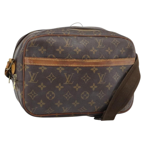 LOUIS VUITTON Monogram Reporter PM Shoulder Bag M45254 LV Auth BA13110
