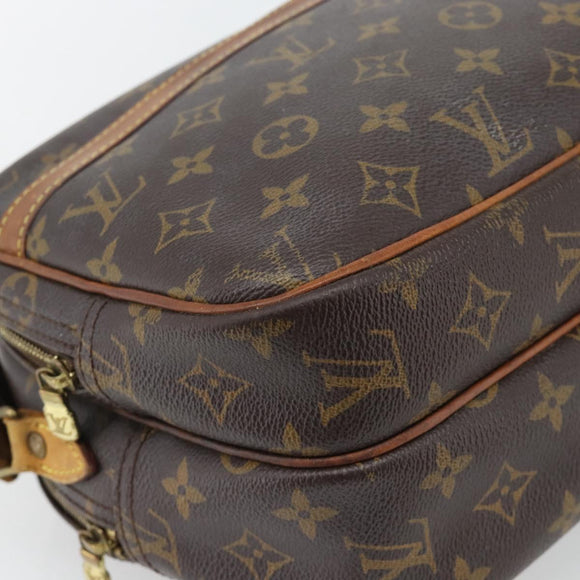 LOUIS VUITTON Monogram Reporter PM Shoulder Bag M45254 LV Auth BA13110