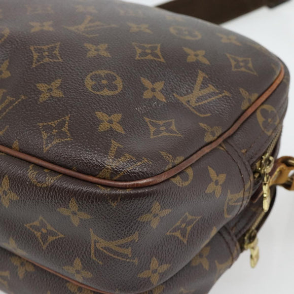 LOUIS VUITTON Monogram Reporter PM Shoulder Bag M45254 LV Auth BA13110
