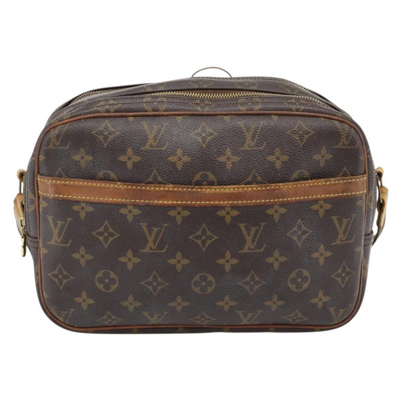 LOUIS VUITTON Monogram Reporter PM Shoulder Bag M45254 LV Auth BA13110
