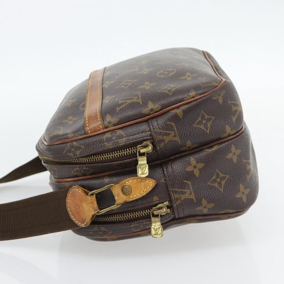 LOUIS VUITTON Monogram Reporter PM Shoulder Bag M45254 LV Auth BA13110