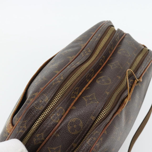 LOUIS VUITTON Monogram Reporter PM Shoulder Bag M45254 LV Auth BA13110