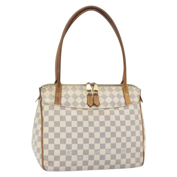 LOUIS VUITTON Damier Azur Figueri PM Shoulder Bag N41176 LV Auth BA13112