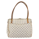 LOUIS VUITTON Damier Azur Figueri PM Shoulder Bag N41176 LV Auth BA13112-3