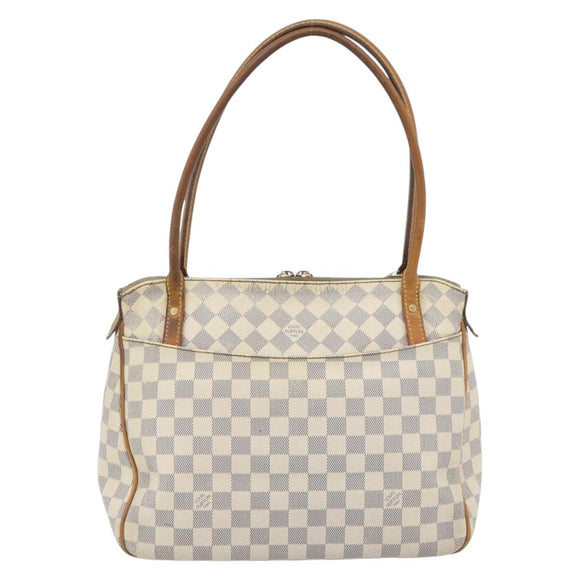 LOUIS VUITTON Damier Azur Figueri PM Shoulder Bag N41176 LV Auth BA13112