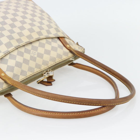 LOUIS VUITTON Damier Azur Figueri PM Shoulder Bag N41176 LV Auth BA13112