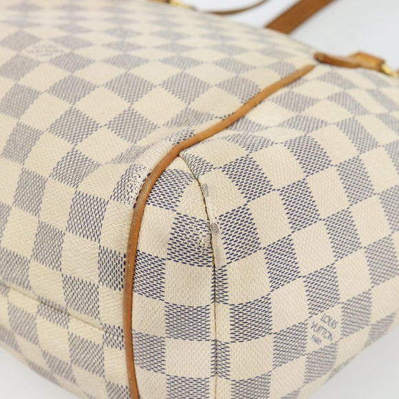 LOUIS VUITTON Damier Azur Totally PM Tote Bag N41280 LV Auth BA13113