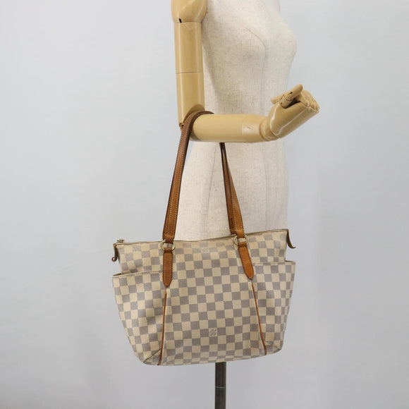 LOUIS VUITTON Damier Azur Totally PM Tote Bag N41280 LV Auth BA13113