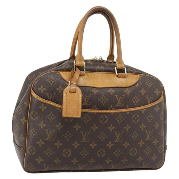 LOUIS VUITTON Monogram Deauville Hand Bag M47270 LV Auth BA13114