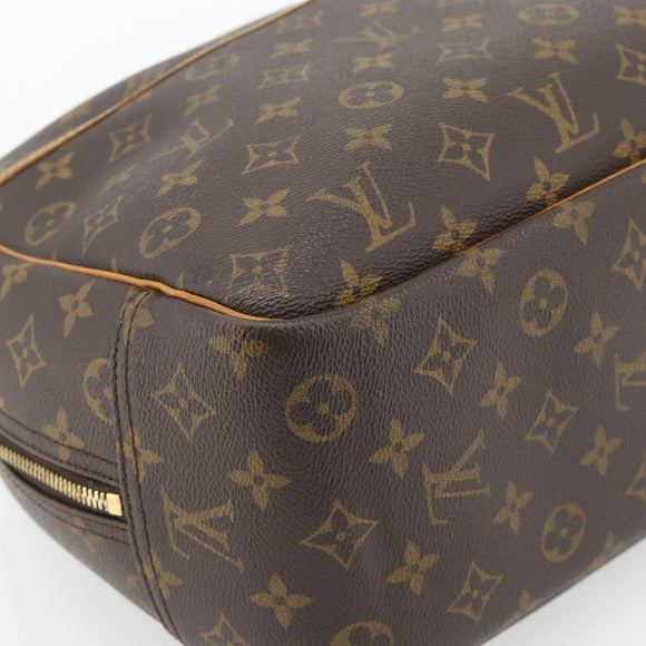 LOUIS VUITTON Monogram Deauville Hand Bag M47270 LV Auth BA13114