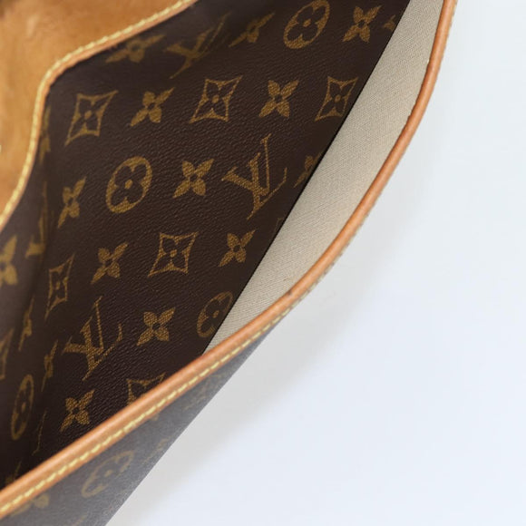 LOUIS VUITTON Monogram Deauville Hand Bag M47270 LV Auth BA13114
