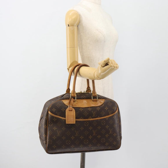 LOUIS VUITTON Monogram Deauville Hand Bag M47270 LV Auth BA13114