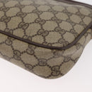 GUCCI GG Supreme Shoulder Bag PVC Beige Gold 97 02 068 Auth BA13116-11