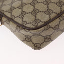 GUCCI GG Supreme Shoulder Bag PVC Beige Gold 97 02 068 Auth BA13116-12