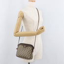 GUCCI GG Supreme Shoulder Bag PVC Beige Gold 97 02 068 Auth BA13116-21