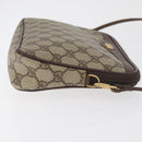 GUCCI GG Supreme Shoulder Bag PVC Beige Gold 97 02 068 Auth BA13116-4