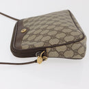 GUCCI GG Supreme Shoulder Bag PVC Beige Gold 97 02 068 Auth BA13116-5