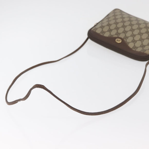 GUCCI GG Supreme Shoulder Bag PVC Beige Gold 97 02 068 Auth BA13116