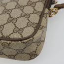 GUCCI GG Supreme Shoulder Bag PVC Beige Gold 97 02 068 Auth BA13121-16