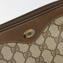 GUCCI GG Supreme Shoulder Bag PVC Beige Gold 97 02 068 Auth BA13121-18